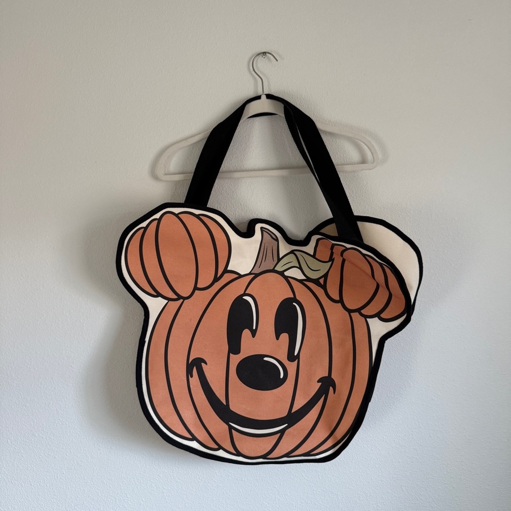 Pumpkin Mickey Jumbo Tote Bag